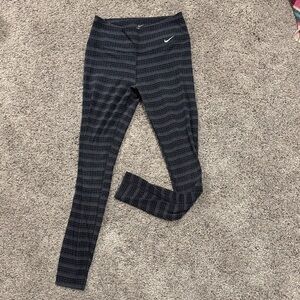 Nike Black Striped Leggings